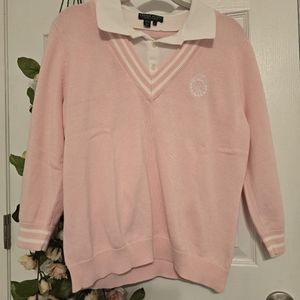 Lauren Ralph Lauren Pink Sweater Womens Size XL